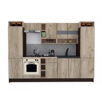 Bucatarie COSSY NEW 300 Wenge / Decor K002